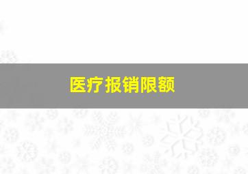 医疗报销限额