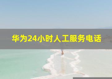 华为24小时人工服务电话