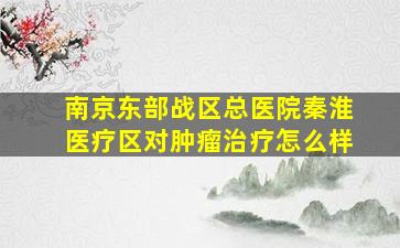 南京东部战区总医院秦淮医疗区对肿瘤治疗怎么样