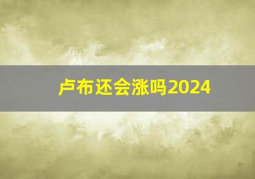 卢布还会涨吗2024