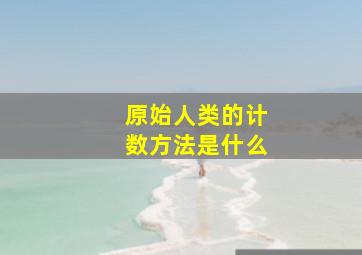 原始人类的计数方法是什么