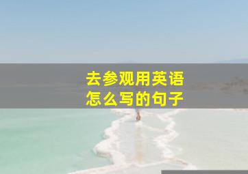 去参观用英语怎么写的句子