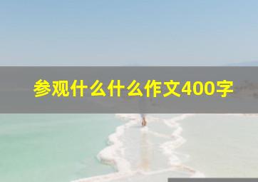 参观什么什么作文400字