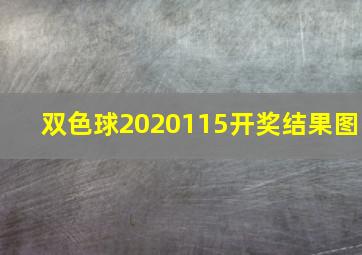 双色球2020115开奖结果图