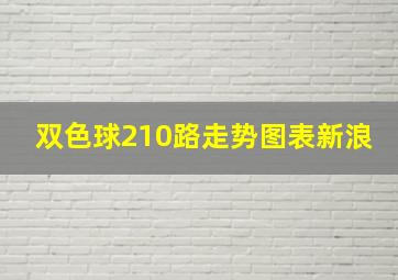 双色球210路走势图表新浪