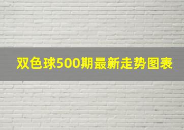 双色球500期最新走势图表