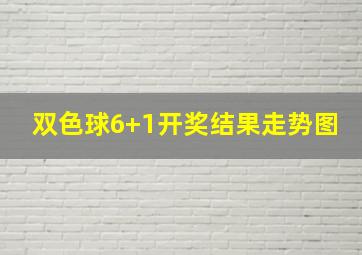 双色球6+1开奖结果走势图