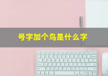 号字加个鸟是什么字