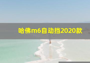 哈佛m6自动挡2020款