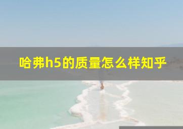 哈弗h5的质量怎么样知乎