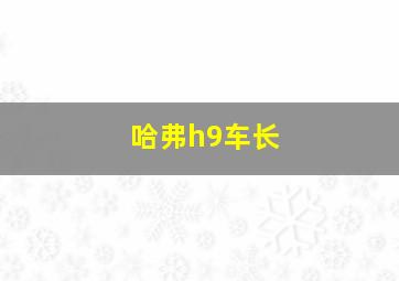 哈弗h9车长