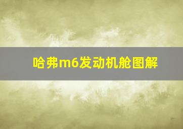 哈弗m6发动机舱图解