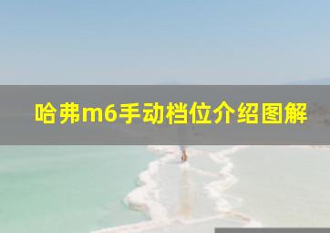 哈弗m6手动档位介绍图解