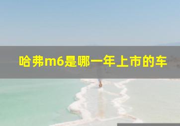 哈弗m6是哪一年上市的车