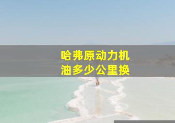 哈弗原动力机油多少公里换