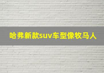 哈弗新款suv车型像牧马人