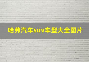 哈弗汽车suv车型大全图片