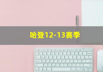 哈登12-13赛季