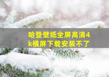 哈登壁纸全屏高清4k横屏下载安装不了