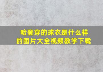 哈登穿的球衣是什么样的图片大全视频教学下载