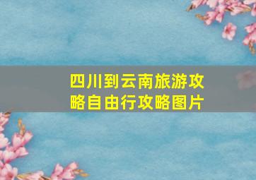 四川到云南旅游攻略自由行攻略图片