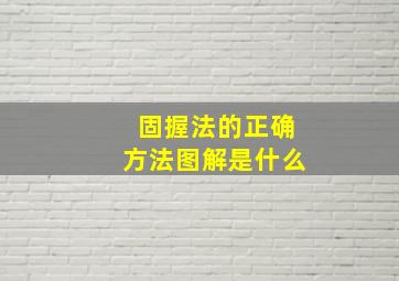 固握法的正确方法图解是什么