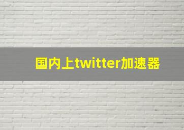 国内上twitter加速器