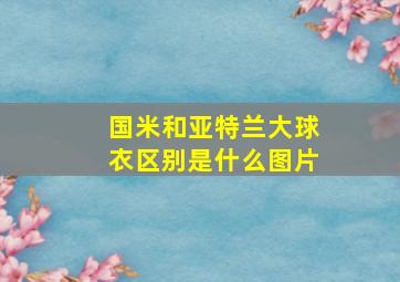 国米和亚特兰大球衣区别是什么图片