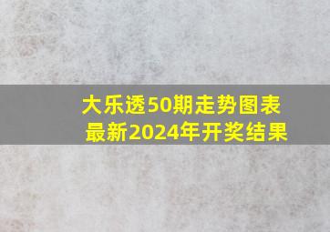 大乐透50期走势图表最新2024年开奖结果