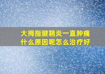 大拇指腱鞘炎一直肿痛什么原因呢怎么治疗好