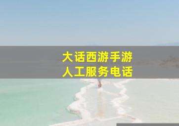 大话西游手游人工服务电话