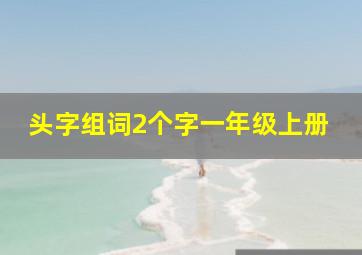 头字组词2个字一年级上册