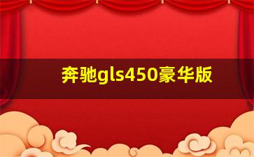 奔驰gls450豪华版