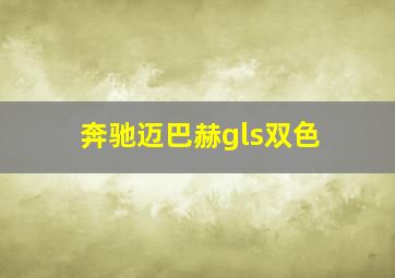 奔驰迈巴赫gls双色