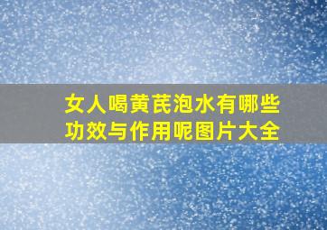 女人喝黄芪泡水有哪些功效与作用呢图片大全