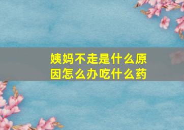 姨妈不走是什么原因怎么办吃什么药