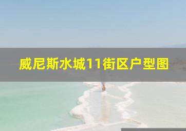 威尼斯水城11街区户型图