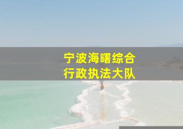 宁波海曙综合行政执法大队