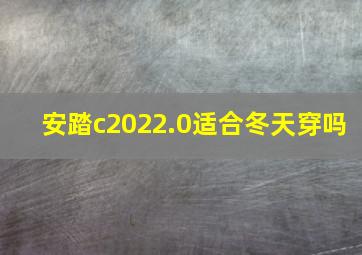 安踏c2022.0适合冬天穿吗