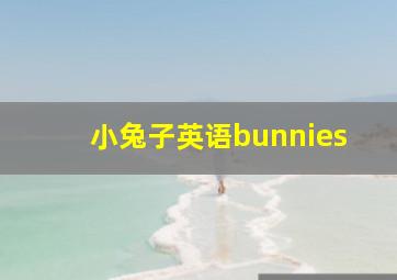 小兔子英语bunnies