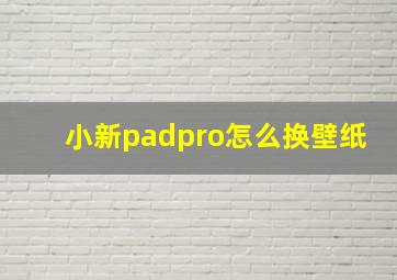 小新padpro怎么换壁纸