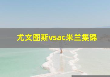 尤文图斯vsac米兰集锦