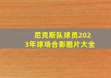 尼克斯队球员2023年球场合影图片大全