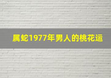 属蛇1977年男人的桃花运