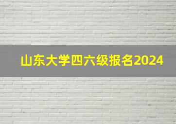 山东大学四六级报名2024