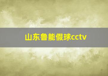 山东鲁能假球cctv