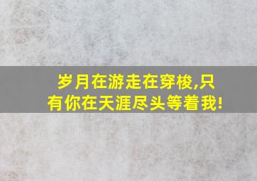 岁月在游走在穿梭,只有你在天涯尽头等着我!