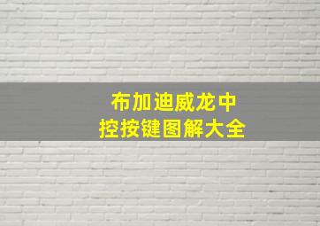 布加迪威龙中控按键图解大全