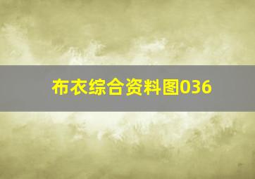 布衣综合资料图036