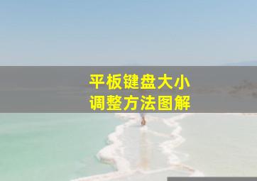 平板键盘大小调整方法图解